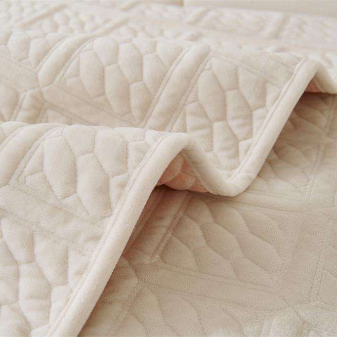 Milk Velvet Sofa Cushion Shaggy Back Arm Cushion Towel Sofa Cover