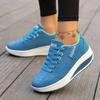 MAEDEF Women Shoes Platform Casual Shoes Women Walking Sneakers Wedge Heel Thick Sole Sneakers Lace-up Shoes Woman Sports Shoes