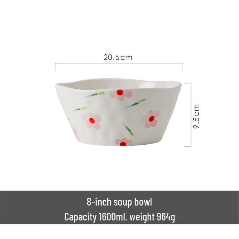 ZISIZ Underglaze Ceramic 8-inch Square Plates