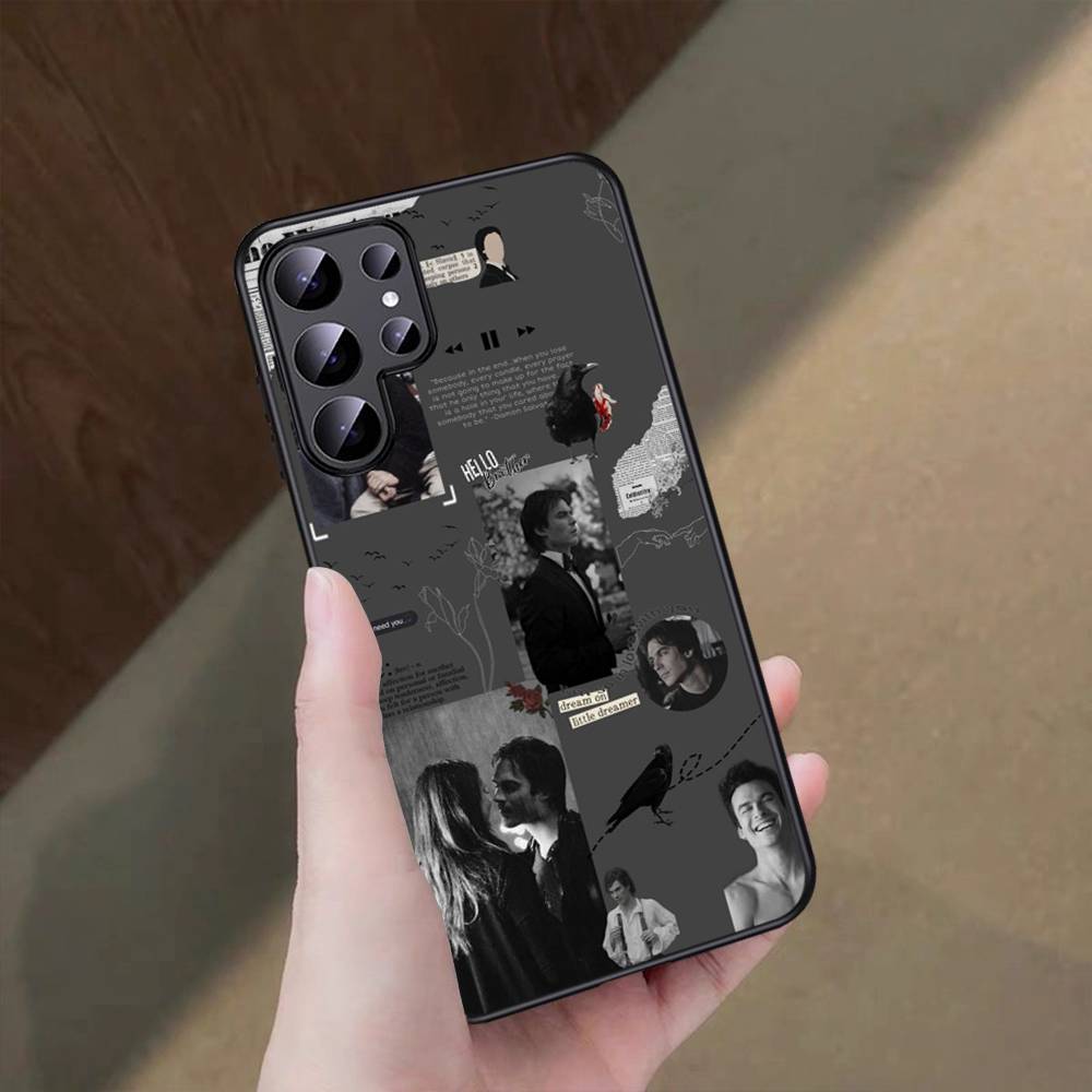 

Чехол для телефона Damon Salvatore из Дневников вампира для Samsung S 24 fe 25 Ultra plus 20 lite 21 30 22 23 24 22 Ultra 5G Fundas Samsung S21