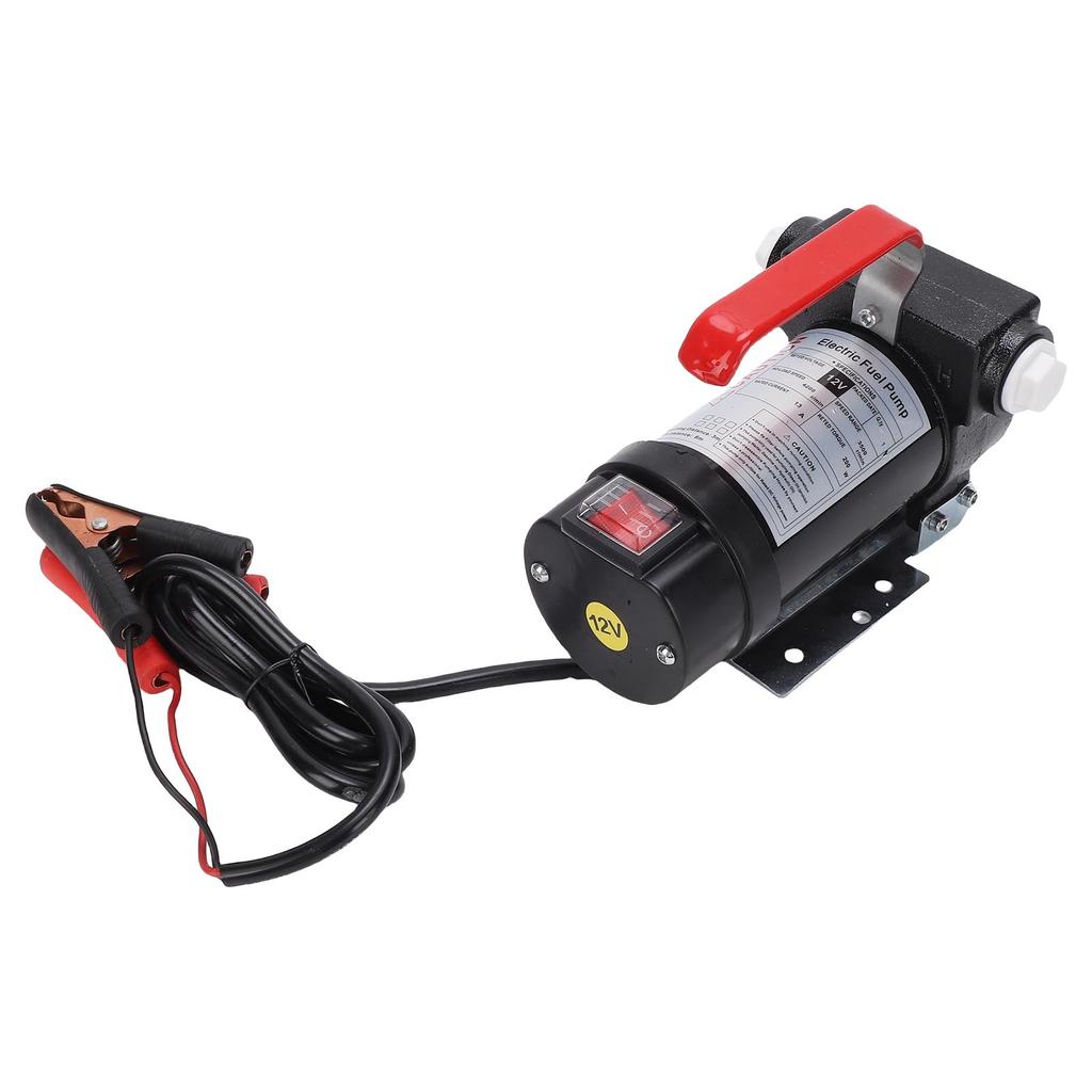 12V DC Electric Fuel Transfer Pump Portable 45L Min Self Priming Oil Extractor Pump for Derv Kerosene Oil Commercial