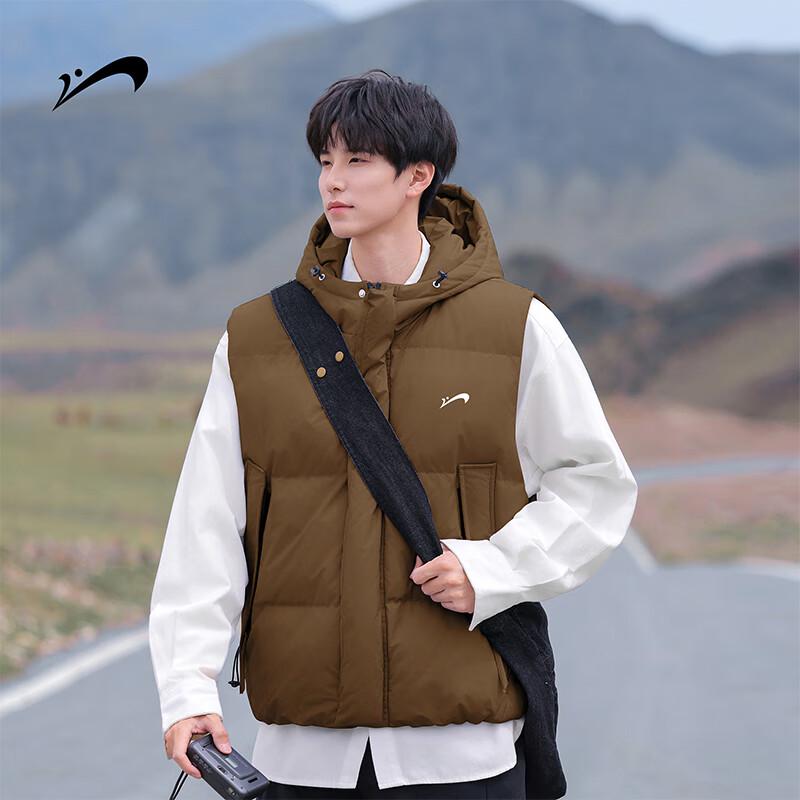 

Guirenniao Men s Youth Autumn/Winter Workwear Padded Vest L