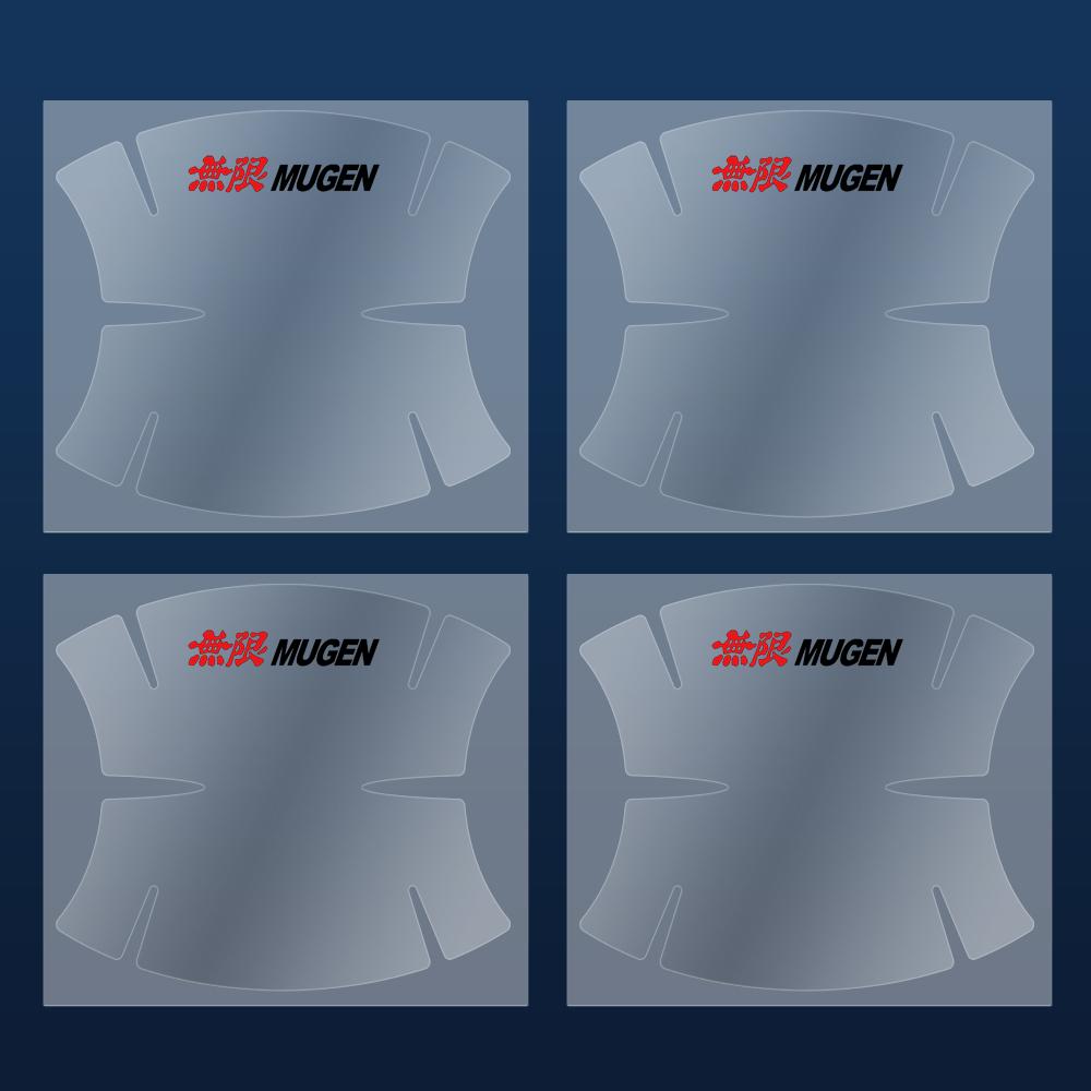 Transparente Autotürgriff-Schutzfolie Türschalen-Logo-Aufkleber Honda Mugen Accord Civic Vezel City Jazz HRV Insight RB6