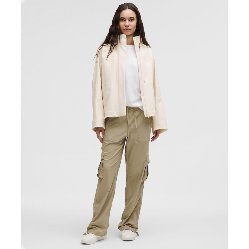 Lululemon Repelshell Cinch Back Rain Jacket Light Ivory