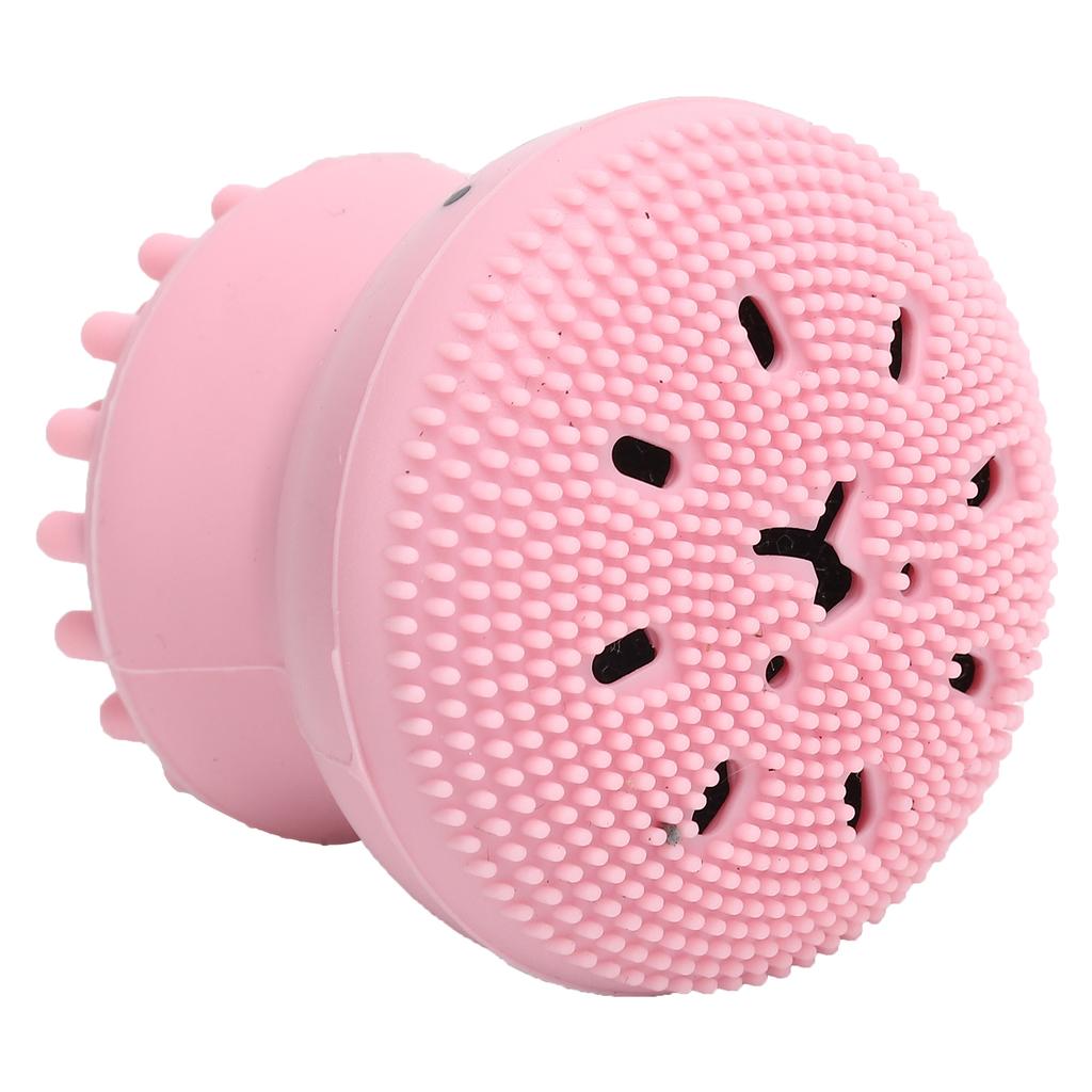 Hundebadebürste Katze Gummi Weiche Schäumende Badebürste Duschschrubber mit Shampoo-Spender