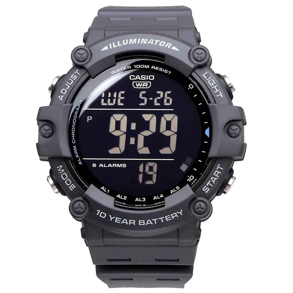 Casio Standard Digital Men's Watch AE-1500WH-8BV, Dark Gray, Casio Boxed, International Model [Parallel Import]
