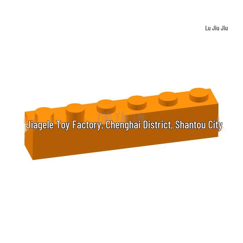 1x6 High Brick Accessories: Compatible MOC Building Blocks with Lego, Small Particle Assembly [50G Min Order]