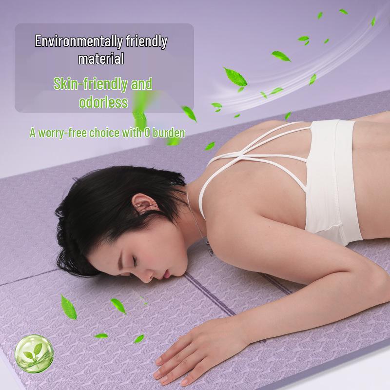 Thickened Double Person Non-Slip Yoga & Dance Mat with Silent Shock Absorption