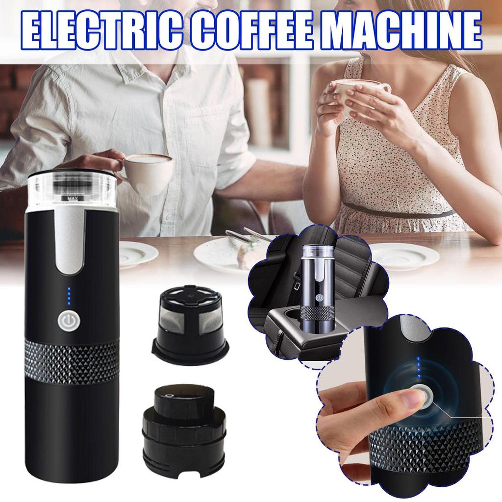 Portable Coffee Maker Espresso Capsule Coffee Machine Handheld Coffee Brewer B8P9 uygun fiyatlı