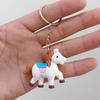 1/2Pcs Keychain Zodiac Horse Design Compact Mini Size Handmade Key Chain Bags Backpacks Wallets Cars Accessories