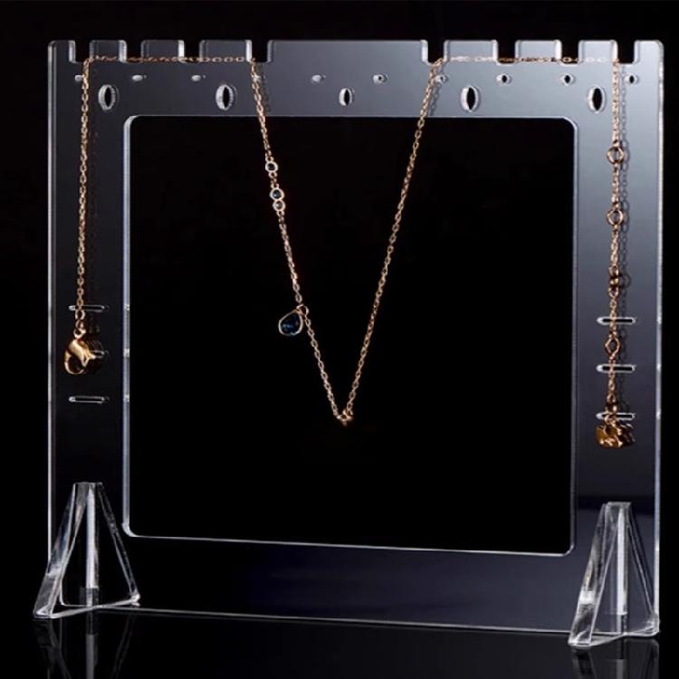 Professional Acrylic Jewelry Exhibition Stand Offering Clarity And Protective For Fashion Items