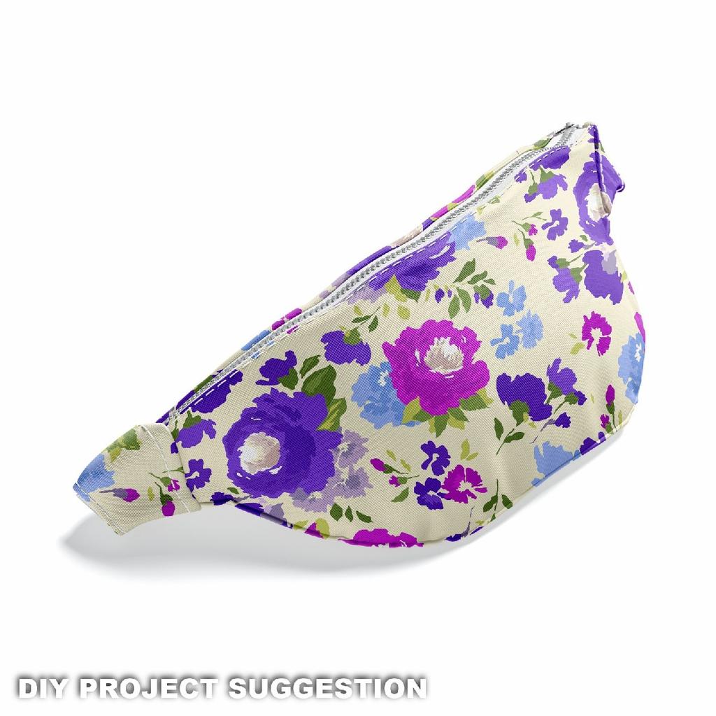 Outdoor Decorative Fabrics Oxford - Motif Painted Flowers 5 I Dx088