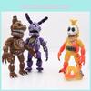 Vibrant 6pcs Fnaf Five Nights At Freddy's Light Up Action Figures For Kids