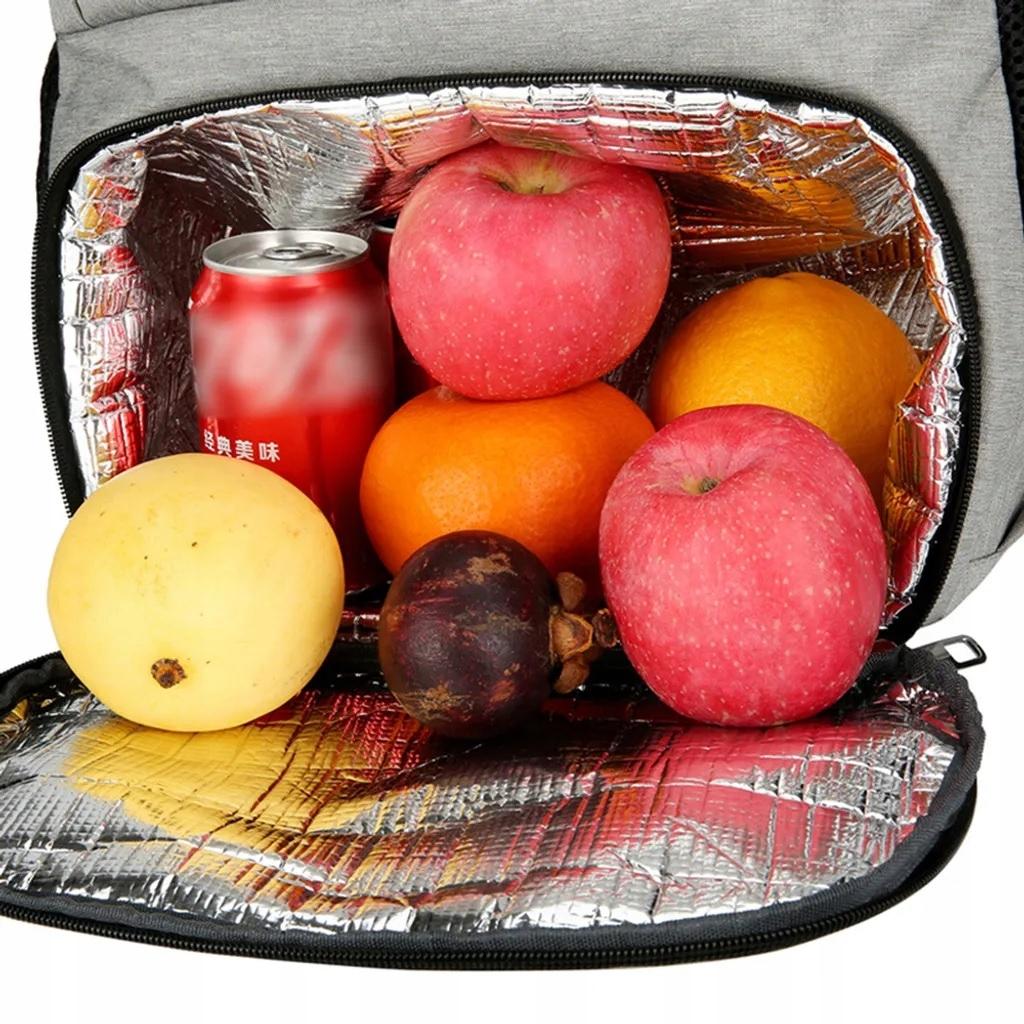 Multifunctional City Office Backpack With Thermal Compartment For Lunch