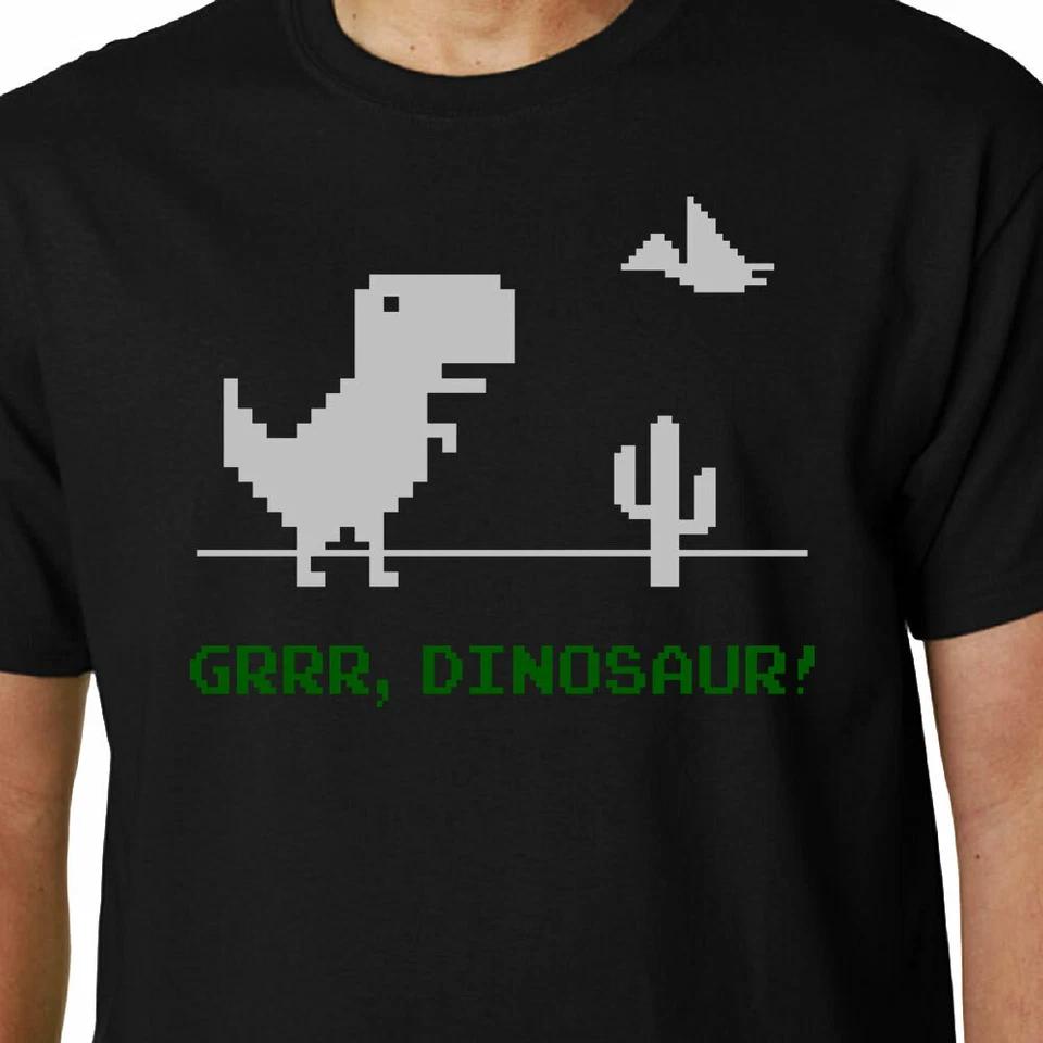Grrr, Dinosaur! t-shirt JURASSIC T-REX DINO GAME GEEK FUNNY SLOGAN VELOCIRAPTOR 4XL