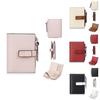 Womens Pu Leather Wallet Card Holder With Zipper And Capacity For Daily Use
