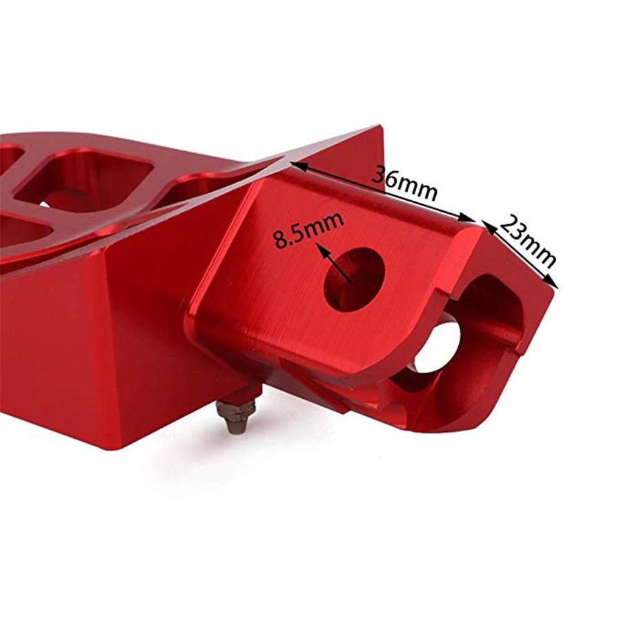 Red Wide Foot Pegs  For CRF XR 50 70 110 Pit Bike PW50 PW80 KLX110 TTR50  XR50