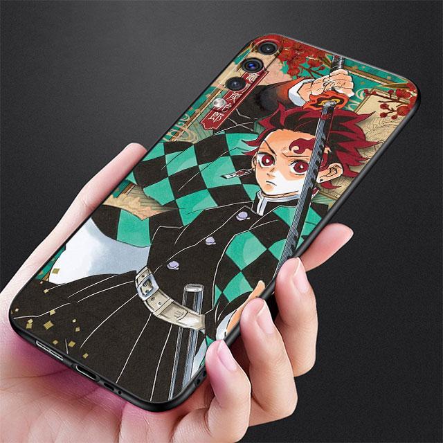 Case For Samsung Galaxy Note 20 Ultra 10 Plus 9 8 A50 A10 A40 A70 A20e M13 M52 M31 A52 A51 A13 Phone Cover Demon Slayer Art Capa