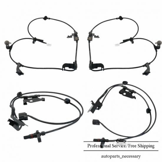 4x ABS Wheel Speed Sensor Front & Rear Right+Left Set For Toyota RAV4 2006-2012