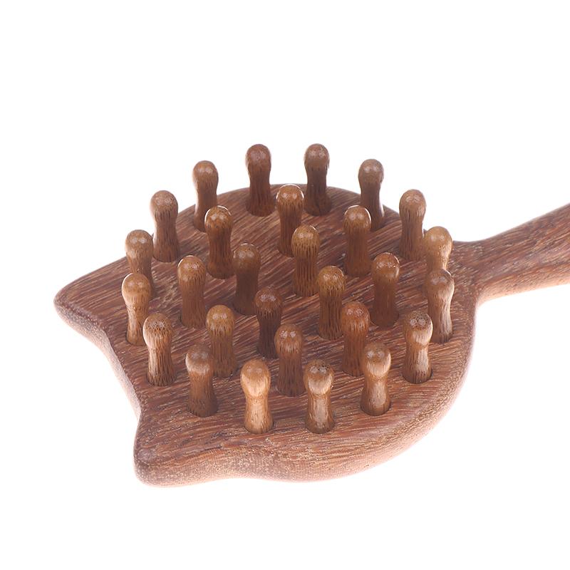 Cushion Massage Combs Double-Sided Wood Cushion Comb Hair Brush For Hair Styling Anti-Static Scalp Stimulating Whole Body Use