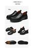 Men's Large Size Leather Loafers - Outdoor, Casual, Slip-On, Spring Low-Top Dad Shoes