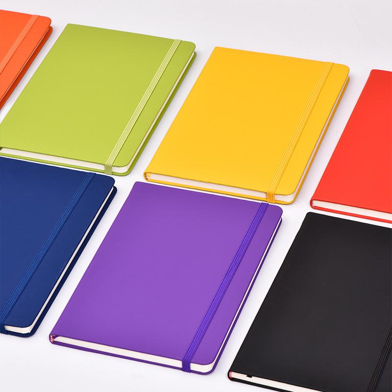 European American Custom A5 Thick Hardcover Notebook Journal Luxury Leather for School Use Foreign