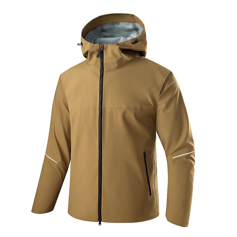 Unisex Hard Shell Jacket - Seam-Sealed, Windproof & Waterproof for Spring/Autumn 2026, Perfect for Outdoor Mountaineering. S