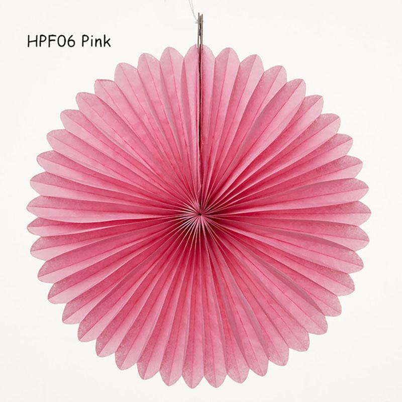 15-30cm Carta Velina Colorata Ventagli di Carta Girandole Fiori Appesi Lavori di Carta per Matrimonio Festa Compleanno Decorazioni Forniture