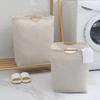 Laundry Basket Medium Size Laundry Hamper Storage Basket With Bamboo Handle Foldable Design Large Capacity Laundry Container