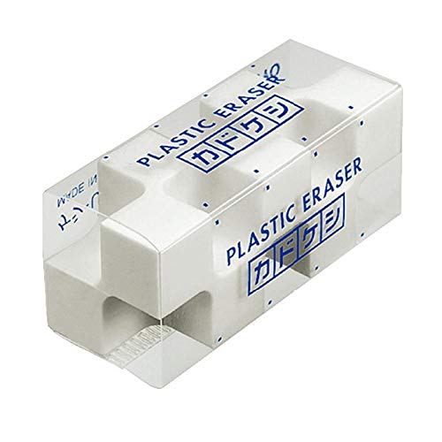 KOKUYO Eraser "Kado Keshi" Styrene Elastomer Resin 20x50x20mm Keshi-U700N Set of 2