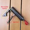 Safety Air Pump Wine Bottle Opener With Foil Cutter Wine Stainless Steel Pin Wine Air Pressure Cork Remover