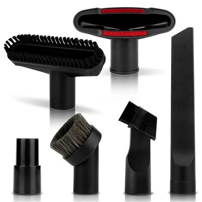 Crevice Tool Plastic Vacuum Cleaner Head 32mm Replacement Vacuum Cleaner Accessories 6 In 1 Set Vacuum Nozzle Suction Bed
