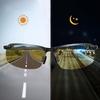 Polarized Fashion Glasses with Daytime and Nighttime Visual Functions, Scratch Resistant, UV Protection