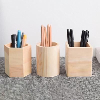 Holz Stiftehalter Große Kapazität Schreibtisch-Organizer für Stifte Radiergummis Buntstifte Lineale Marker Mehrspezifikationen Aufbewahrungsbox für Büro Schule Zuhause