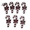 Rustic Farmhouse Wooden Christmas Hangings 7Pcs Holiday Wall Silhouette Lights with Warm Backlight, LED