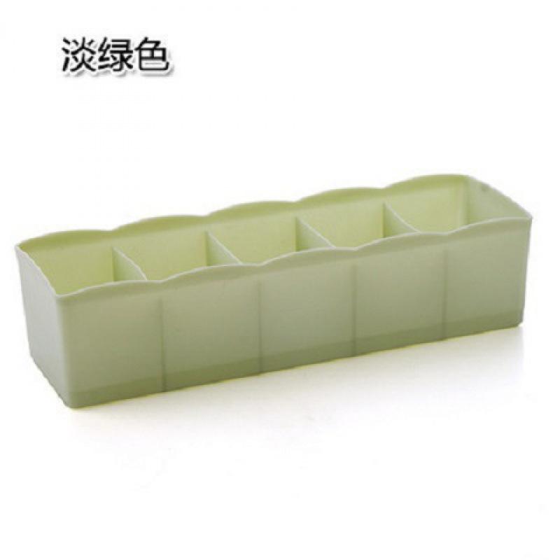 5 Grids Storage Box Drawer Organizer Multifunctional Underwear Socks Sundries Storage Box PP Storage Container Home Organizer