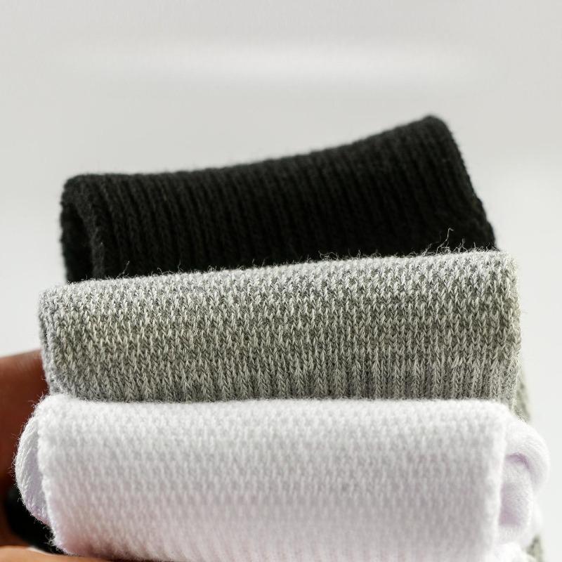 Five-finger Socks, Men's Solid Color Mesh Socks, Men's and Women's Boat Socks, Cotton Anti-odor Toe Socks, Sweat-absorbing and Breathable