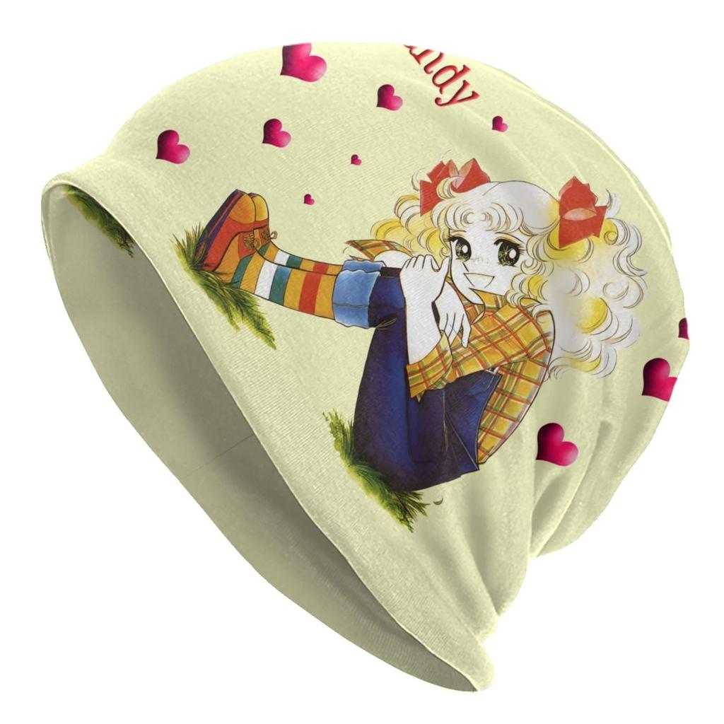 Candy Candy Candice Anime Unisexga Girl Bonnet Homme Hip Hop Knitted Hat For Warm Winter Cartoon Nime And Terence Beanies Caps