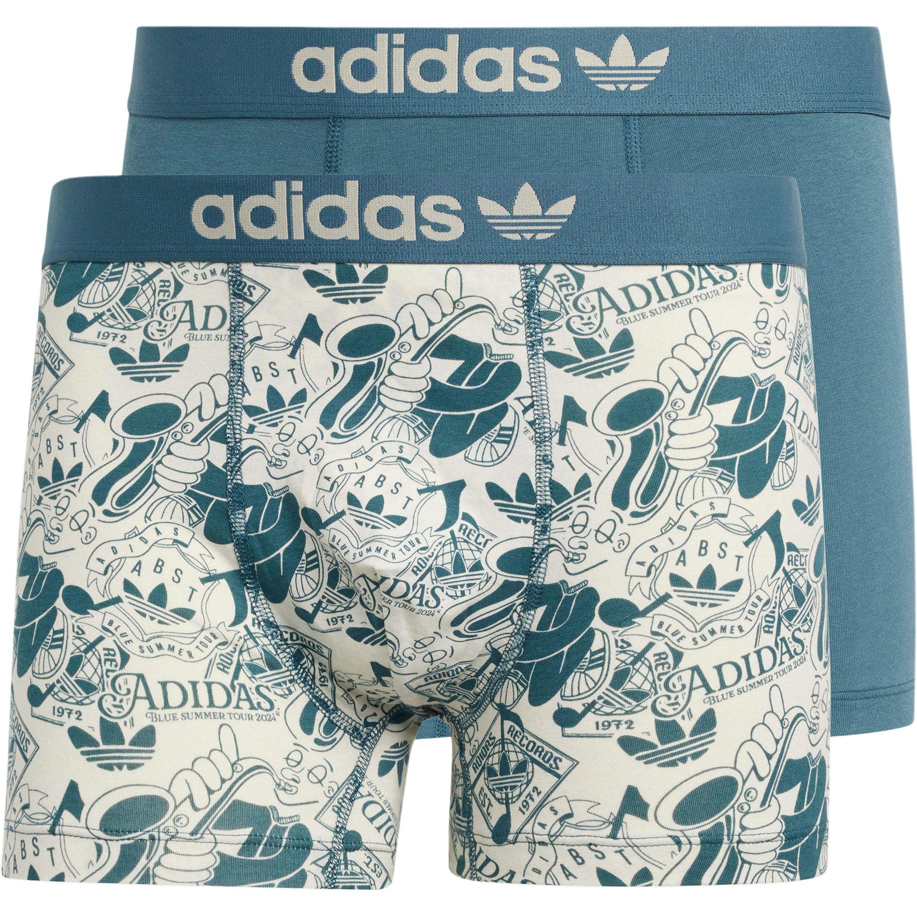 Adidas Originals Comfort Flex Breathable Quick-Dry Underwear Men Underwear Blue IU8657 S