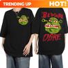 Animovaný film Shrek Grafická trička Unisex Unisex Gotická Vintage Tričko s krátkým rukávem Módní Ležérní Nadrozměrná trička Streetwear
