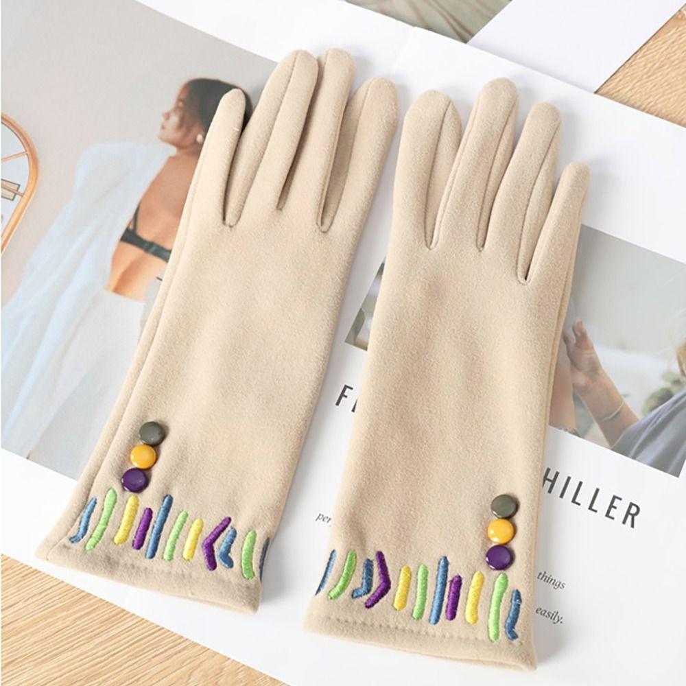 Velvet Touch Screen Gloves Non-slip Warm Gloves NEW Winter Thickened Gloves Winter