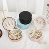 Elegant Jewelry Storage Box – Round Gift Packaging for Earrings, Necklaces, and Studs