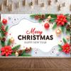 Weihnachts-Hintergrund Rotes Gold Thema Feiertags-Hintergrund Neujahrs-Hintergrund Tannenzweig-Dekor Feiertags-Hintergrund für Familienzusammenkunft