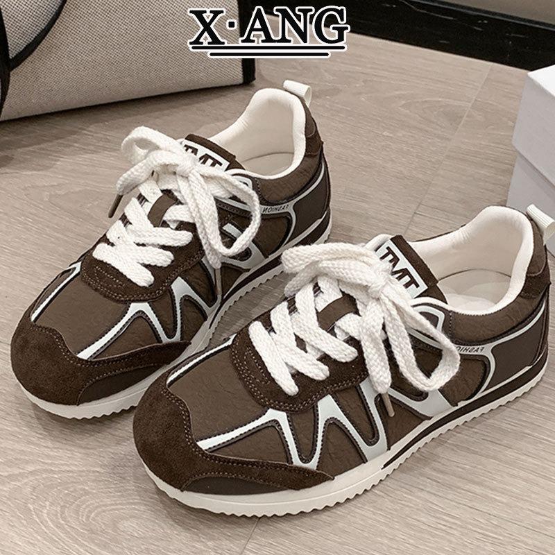 Cowhide Soft-soled Women's Autumn New Versatile and Lightweight Women's Shoes Casual Sports Shoes