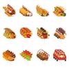 Thanksgiving Cake Inserts, Pack of 12pcs Cake Plug-in and Flag Inserts Turkey Decorations for Holiday Party Gathering