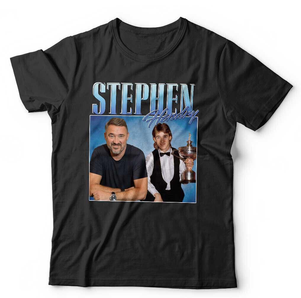 Stephen Hendry Tshirt Appreciation Unisex and Snooker Throwback Homage Funny 2XL