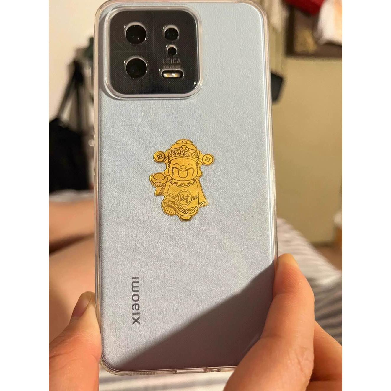 

New God Of Wealth Lucky Charm Phone Sticker Accessory God of wealth stcker