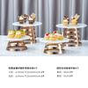 Restaurant Catering Buffet rack Tier Stainless Steel Display Cake Stand Luxury Gold Dessert Food Tea cake decoration accessories