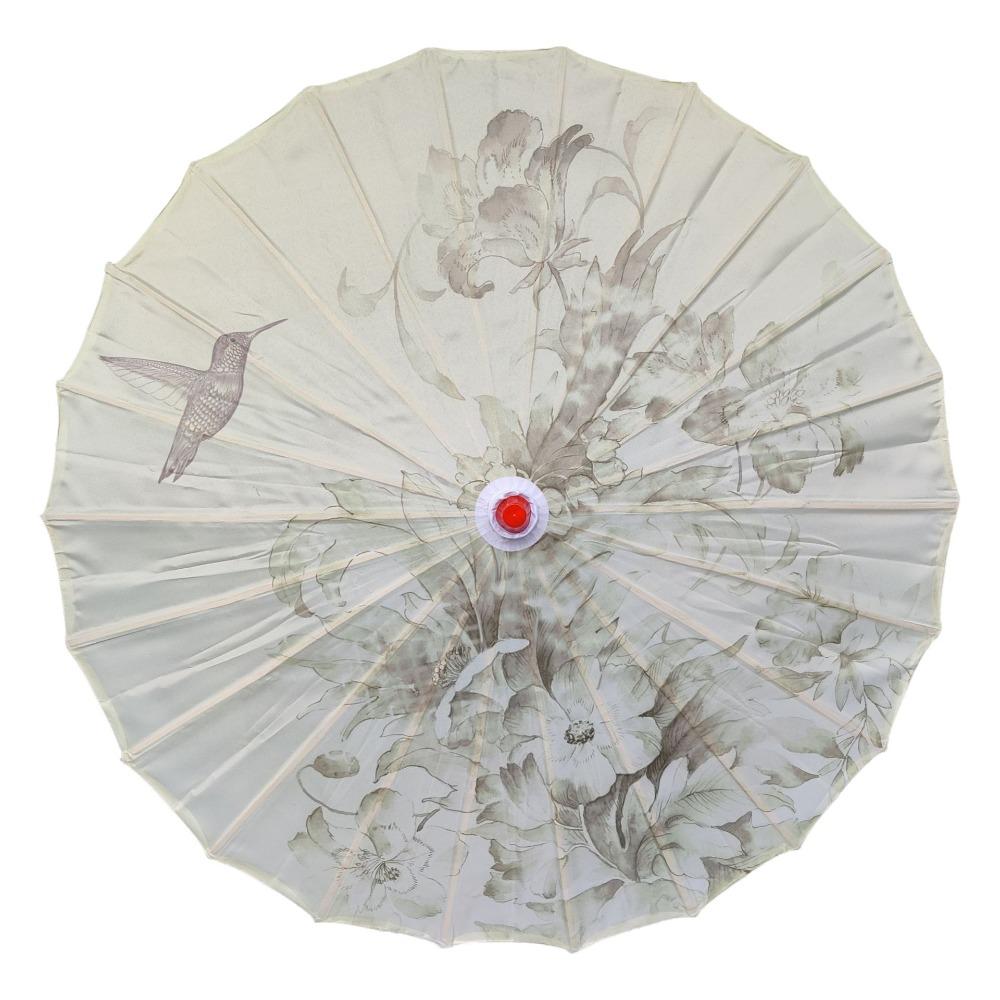 70 Cm Silk Cloth Women Umbrella Chinese Style Chinese Oil Paper Umbrella  Photograph Prop