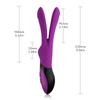 Αδιάβροχο πολλαπλών ταχυτήτων Δόνηση πολλαπλών λειτουργιών Sex Toy Διπλό μοτέρ Rabbit Vibrator G spot Massager
